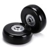 OwnMy 50mm x 18mm Luggage Suitcase Replacement Wheels, Rubber Swivel Caster Wheels Bearings Repair Kits, Set of 2