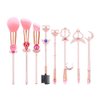 CuteBrush Sailormoon Makeup Brush Set w/Pouch - Rose Gold Cosmetic Brushes With Sailormoon Gems(MJ-155)