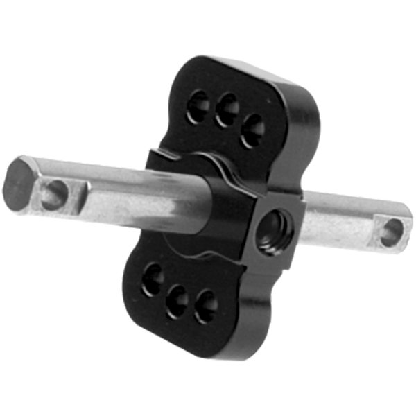 Vgoohobby Aluminum RC Differential Locker Spool 2WD Diff Locker Mounts Upgrades Part Compatible with 1/10 Traxxas Slash 2WD Rustler Stampede 2WD Bandit 2WD 1/10 RC Car (Black)