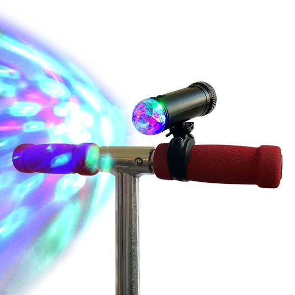 Board Blazers LED Disco Scooter Light - Perfect Scooter Accessories for Kids & Adults - Red/White/Blue LED Scooter Lights for Night Riding - Scooter Accessory, Christmas Gift Stocking Stuffer for Kids