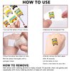 12 Sheets School Bus Temporary Tattoos for Kids, School Bus Birthday Party Supplies Decorations Transportation Stickers Cute Fake Tattoos Party Favors for Children Toddler School Classroom Reward