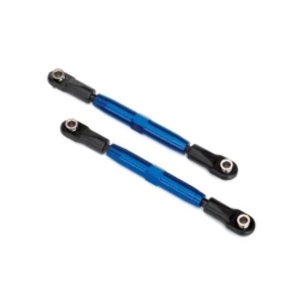 Traxxas 3643X - Aluminum Rear Camber Links Turnbuckle, 83mm, Blue