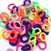 60 Pcs Baby Hair Ties for Toddlers Kids and Girls with 10 Cute Colors - Mini Seamless Elastic Hair Bands Small Ponytail Holder (Diameter 1.25Inch)