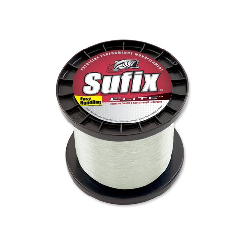 Sufix Elite 3000-Yards Spool Size Fishing Line (Clear, 12-Pound)
