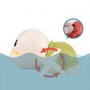 HawaStar Cute Swimming Turtle and Frog Bath Toys for Toddlers, Floating Wind-Up Water and Pool Toys for Kids (Pack of 6)