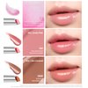 Heart Percent Dote On Mood Dewy Melting Lipstick High-Shine Glow & Wet Look Glossy Finish Lip Color, 01. Dewy Glow