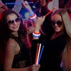 NUDALA 100 White Glow Sticks Bracelet Necklaces Bulk Glow In The Dark Party 8 inch Light Up Stick with 100 Connectors for Christmas New Year Easter 4th of July Halloween Party Favors
