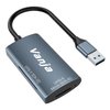 Vanja SD 4.0 Card Reader, 2 in 1 Memory Card Reader SD Card to USB Adapter, for Camera SD, SDXC, SDHC, MMC, RS-MMC, Micro SD, Micro SDXC, Micro SDHC, UHS-II and UHS-I Cards