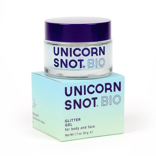 Unicorn Snot Glitter Holographic Face & Body Glitter Gel: Face Glitter Makeup, Hair Glitter, Festival Rave and Anime Cosplay, Halloween Costume Makeup - Vegan & Cruelty Free, 1.7 oz (Galaxy)