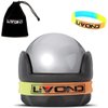 LIVOND Hot/Cold Massage Roller Massage Ball for Trigger Point, Deep Tissue, Stress-Relief – Handheld Rolling Tool for Neck, Shoulder, Back, Foot, Leg Muscles (Stainless Steel Roller Ball, 2.5")