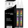SILENART White Liquid Chalk Markers - Chalk Markers White - White Dry Erase Markers Pen - for Chalkboard Signs, Windows, Blackboard, Glass - 3-6mm Chisel Tip, 3mm Fine Tip