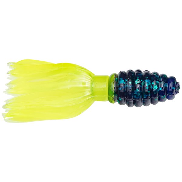 Strike King (MRCCT134-188) Mr Crappie Crappie Thunder Fishing Lure, 188 - Junebug Chartreuse, 1.75", Big and Bulky Profile