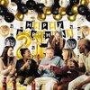 21st Birthday Party Decorations for Him Her Black Gold Happy 21st Birthday Banner Balloons Gold Number 21 Balloon Curtain Backdrop Black and Gold 21 Year Old Birthday Party Supplies for Men Women