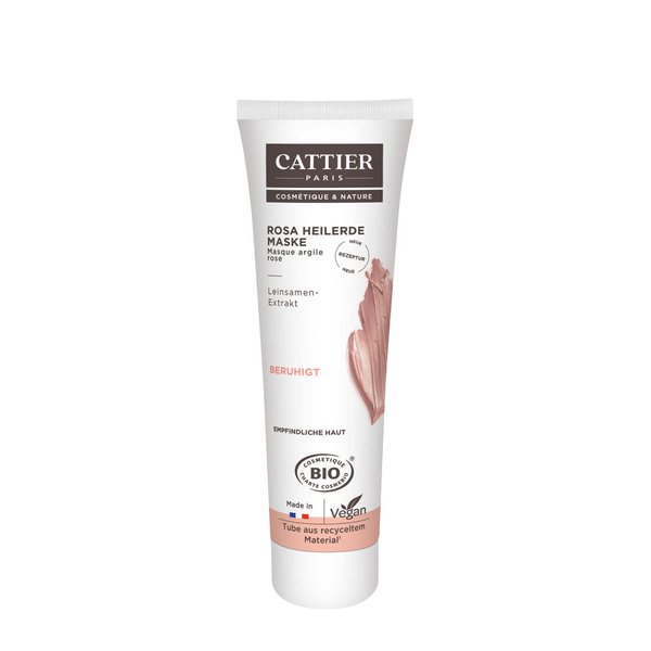 Cattier Rose Healing Clay Mask for Sensitive Skin
