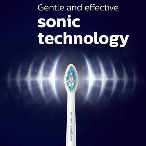 Philips Sonicare DailyClean Rechargeable Toothbrush with Smoocu Case, SmarTimer and Quadpacer, 1.0 Count