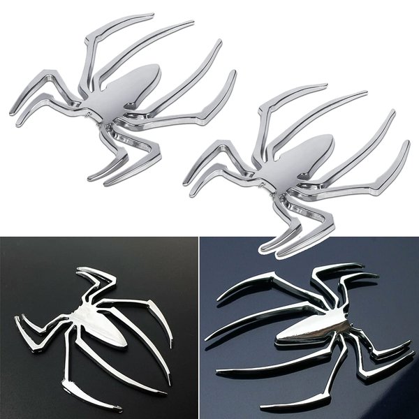 Danti 3D Spider Chrome Emblems Badges Sticker Silvery for Can am Spyder RT ST RS¡­