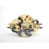 Black and beige marbled hair claw clip for medium fine hair
