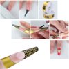 500 Pcs Nail Forms for Acrylic/Polygel Nails, Nail Extension Forms Guide Stickers Nail Paper Forms for DIY Nail Art Tips