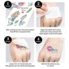 Back to School Temporary Tattoo Stickers Cute School Tattoo Stickers Pencils Book Crayons and Pencil Cases Lovely Deisgn for Kids Body Face Arm Stickers for The First Day Shool 10sheets
