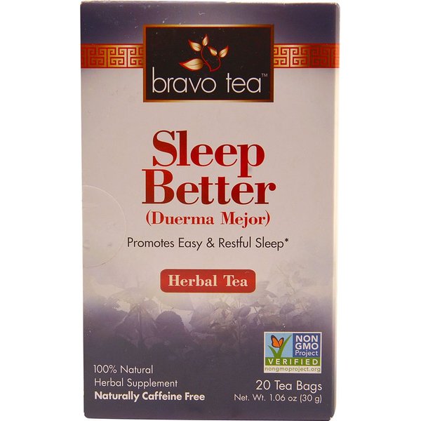 Bravo Tea Sleep Better Herbal Tea -- 20 Tea Bags
