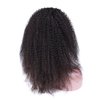 zigzag hair Afro Kinky Curly 13x6 Lace Front Wigs for Black Women Brazilian Pre Plucked Deep Part Lace Front Human Hair Wig 150% Density With Baby Hair (20inch, 150% Density)