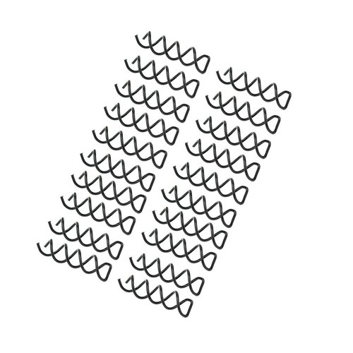 20pcs Spiral Hair Pin Clip Bun Stick Pick for DIY Hair Style/Spin Pins/Twist Screw Hair Pins Ideal for Long Hair(Black)