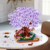 HIGH GODO Cherry Blossom Bonsai Tree Micro Building Set, Japanese Sakura Tree House Model Sets, Flowers House Mini Bricks Building Kit, Creative Toys for Kids Adults 14+ (2200PCS)