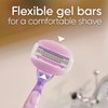 Gillette Venus ComfortGlide Freesia Women's Razor Refills, 4 Refills