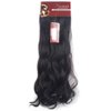 LELINTA 7Pcs 16 Clips 24 Inch Wavy Curly Full Head Clip in on Double Weft Hair Extensions Dark Brown