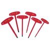 Wiha 33490 T-Handle Hex Driver Set, Inch, 1000 Volt, 6 Piece
