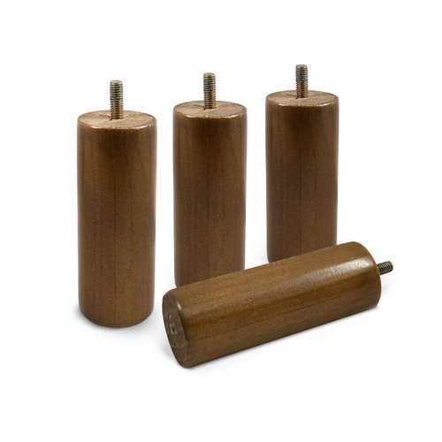 Babyletto Gelato Crib and Dresser Feet Pack in Natural Walnut