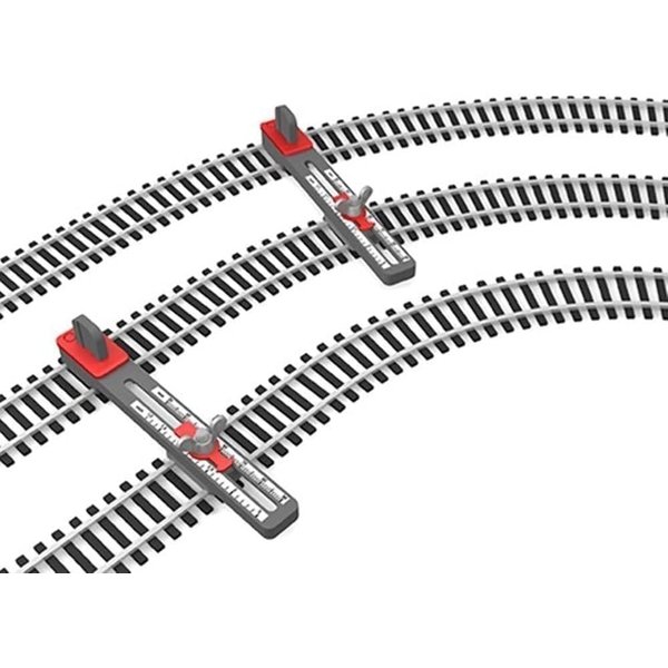 HO SCALE ADJUSTABLE PARALLEL TRACK TOOL (2/pk) - HO Scale
