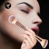 KINGMAS Foundation Makeup Brush, Double Ended Makeup Brushes for Blending Liquid Powder, Concealer Cream Cosmetics, Blush brush
