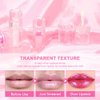 FeiCuiYun Translucent Pink Magic Color Changing Lip Glow Oil, Long Lasting Nourishing Lip Glow Oil Non-sticky Fresh Texture Lip Gloss, (Fine Pearl Shimmer Lip Oil, 1 Pcs)
