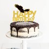 Eagle Happy Birthday Cake Topper,Bald Eagle Theme Birthday Party Decorations Supplies For Man Kids Boy Girl, Bird of Prey Birthday Party Supplies Cake Decor