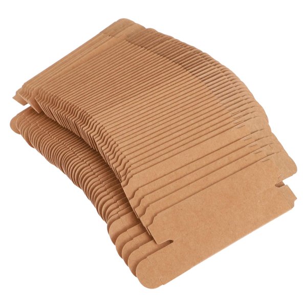 EXCEART 50Pcs Kraft Paper Lipstick Boxes, Essential Oil Packaging Boxes, DIY Supplies Beauty Accessories Makeup Organzier Tube Storage Lip Gloss Boxes
