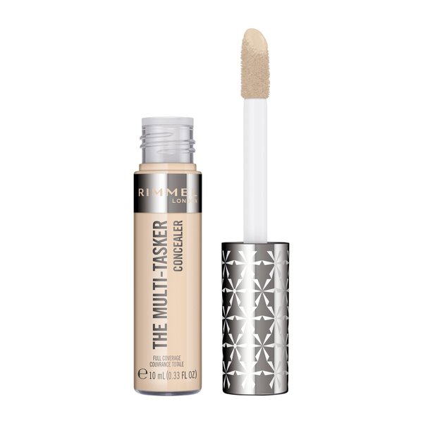 Rimmel London, Multi-Tasker Concealer, 010 Porcelain, Crease-Proof, Transfer-Proof, Waterproof, Up To 24-Hour Wear, Vegan Formula, 0.33oz