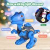 Dinosaur Toys for 6 7 8 9 Years Old Boys, Take Apart Dinosaur Toys for Kids with Electric Drill, STEM Construction Education Building Toy with Led Light Walking Toys Party Birthday Gifts