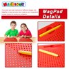MAGBLOCK Magnetic Drawing Board for Kids Toddler Doodle & Sketch Toys Includes Magnet Pen Boosting Perschools Creativity Travel & Car Ride Activities (8.58in x6.89in)