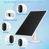 6V 4.5W Solar Panel Charge for Arlo Pro 3/ Pro 4/ Arlo Pro 5S/ Arlo Ultra/Ultra 2/ Arlo Go 2, IP 65 Waterproof for Continuous Power Supply in The Outdoor-Magnetic Connection Port-1Pack