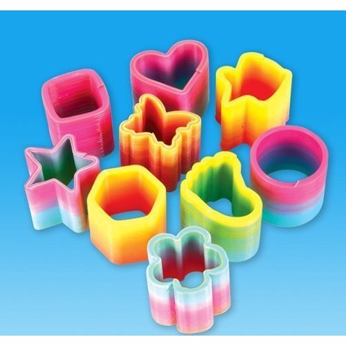 DollarItemDirect 1.5 inches Rainbow Coil Spring Assortment, Case of 20