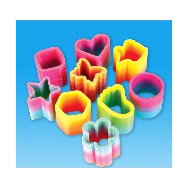 DollarItemDirect 1.5 inches Rainbow Coil Spring Assortment, Case of 20