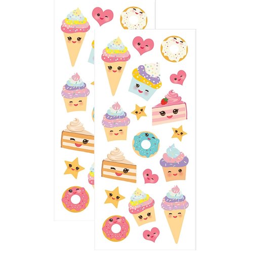 Playhouse Kawaii Kitchen Strawberry Scented Scratch & Sniff Sticker Sheets - 1 Pack