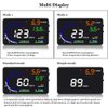 Arestech 5.5 inches A8 OBD2 Windshield HUD Head Up Display with Display RPM MPH Speeding Warning Fuel Consumption Temperature