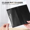 CASMONAL Checkbook Covers for Personal Checkbook Holder RFID Premium Leather Checkbook Cover for Duplicate Checks （Black）
