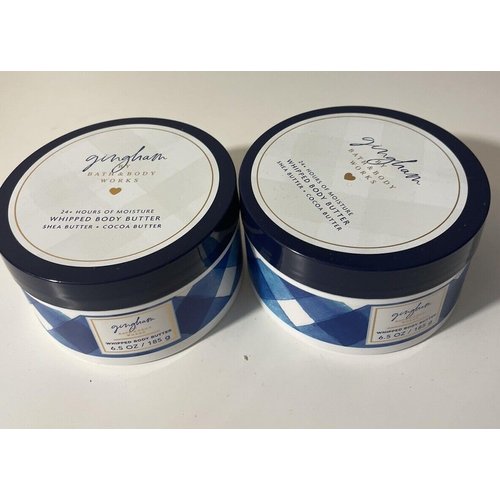2 GINGHAM Whipped Body Butter bath body 6.5 oz