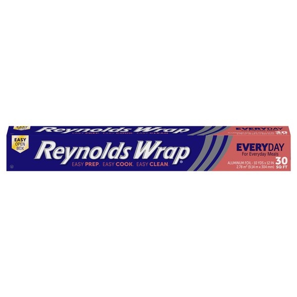 Reynolds Wrap Everyday Strength Aluminum Foil, 30 Square Feet