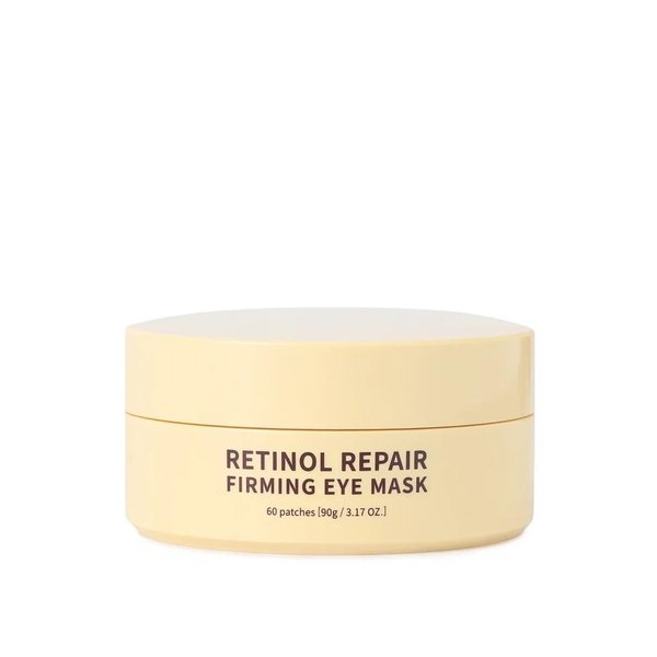 Terrazen Retinol Repair Firming Eye Mask Korean Skincare 24K Gold Hydrogel Eye Patch for Dark Circles, Puffiness & Fine Lines, 60 pcs