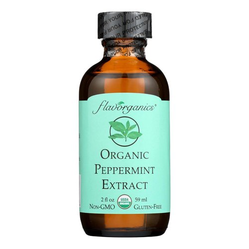 FLAVORGANICS Organic Pure Peppermint Extract, 2 FZ