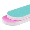 25PCS Mini Size PANA Professional Double Sided Nail Files - Pink&Teal, 180/240 Grit - Emery Board Nail Buffering File Manicure Pedicure Nail Polisher Washable